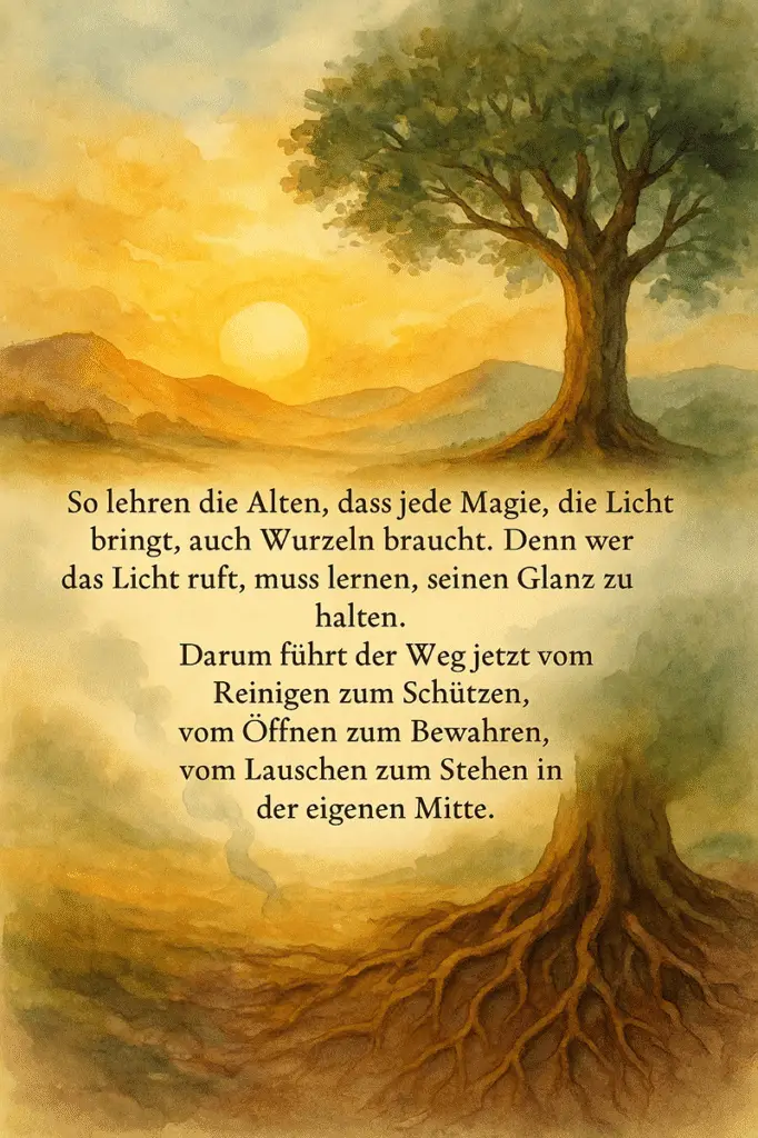 Vielleicht ist es näher an einem stillen Wissen: Dass jedes Handeln Spuren hinterlässt – auch das scheinbar kleine, auch das ungesehene.