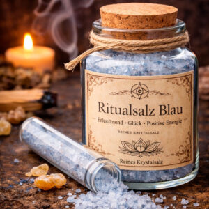 Blaues Ritualsalz – Magisches Salz für inneres Licht, Weisheit & Vision