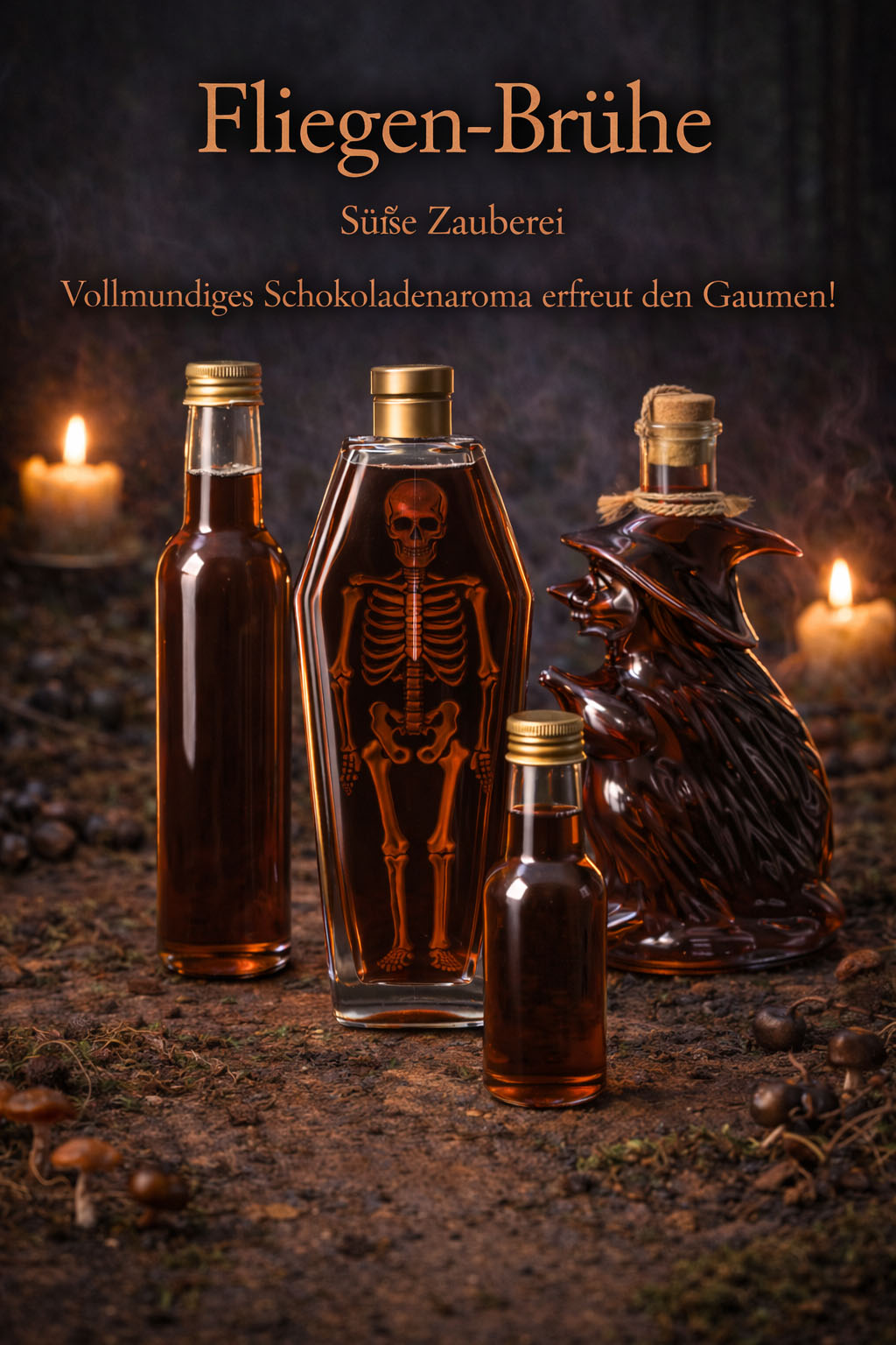 Fliegen-Brühe – Schokoladenlikör 20 % Vol.