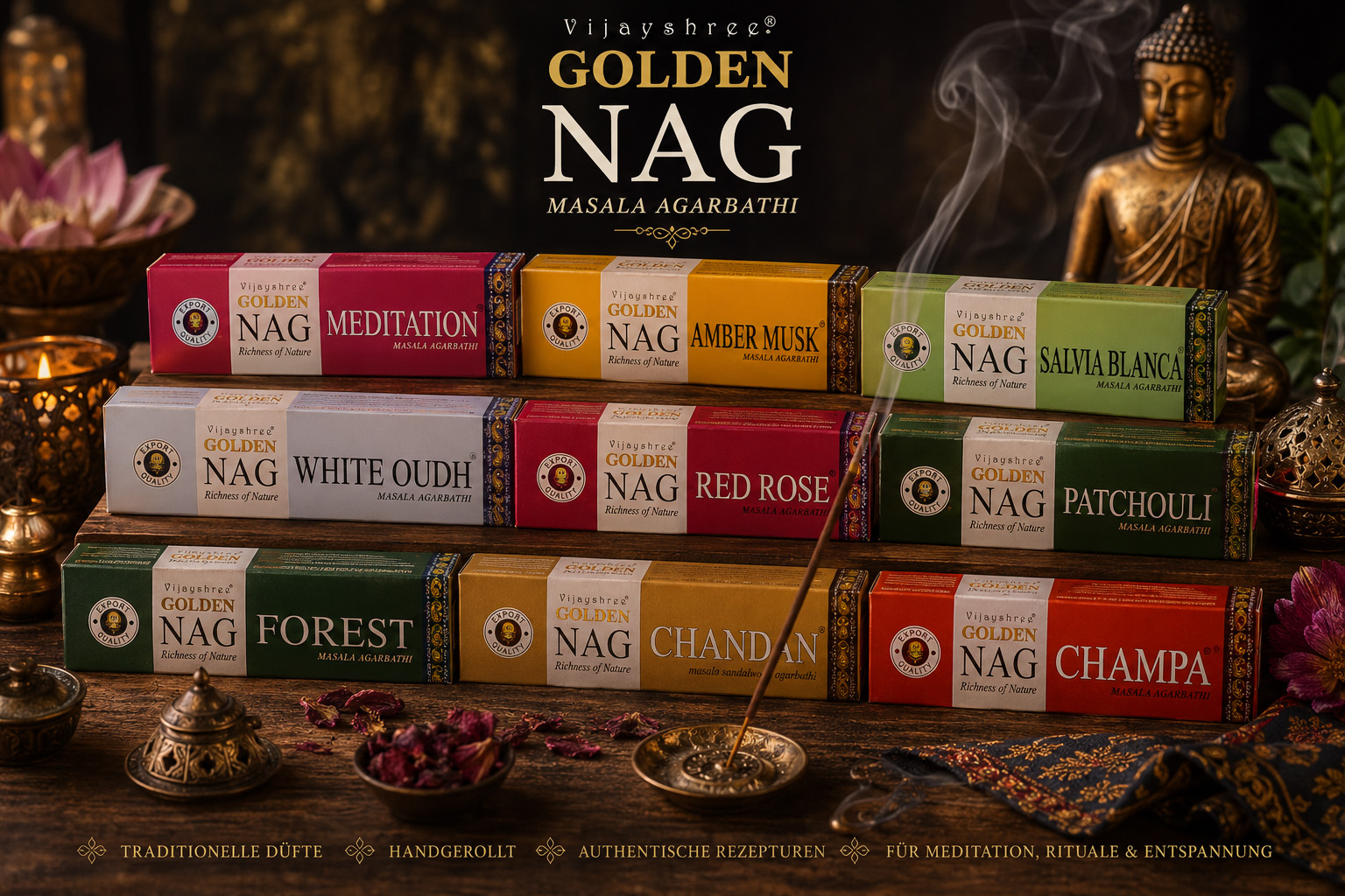 Golden Nag Räucherstäbchen