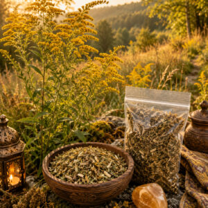 Goldrute-Glück-Stärke-Zuversicht