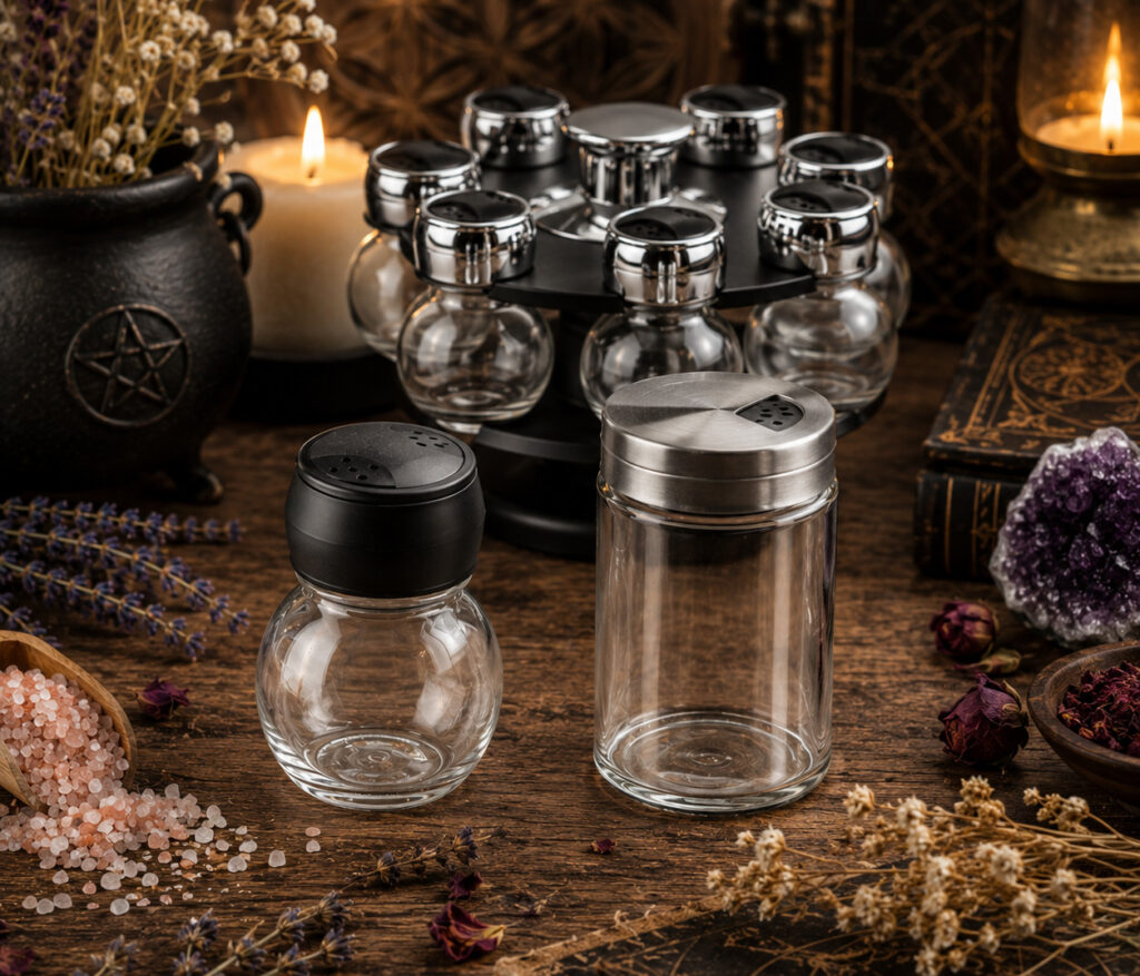 Kräuterstreuer aus Glas