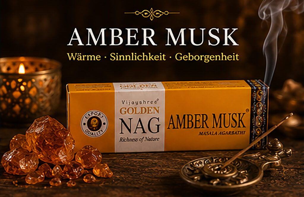Räucherstäbchen-Golden NAG-Amber Musk