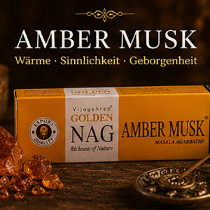 Räucherstäbchen-Golden NAG-Amber Musk