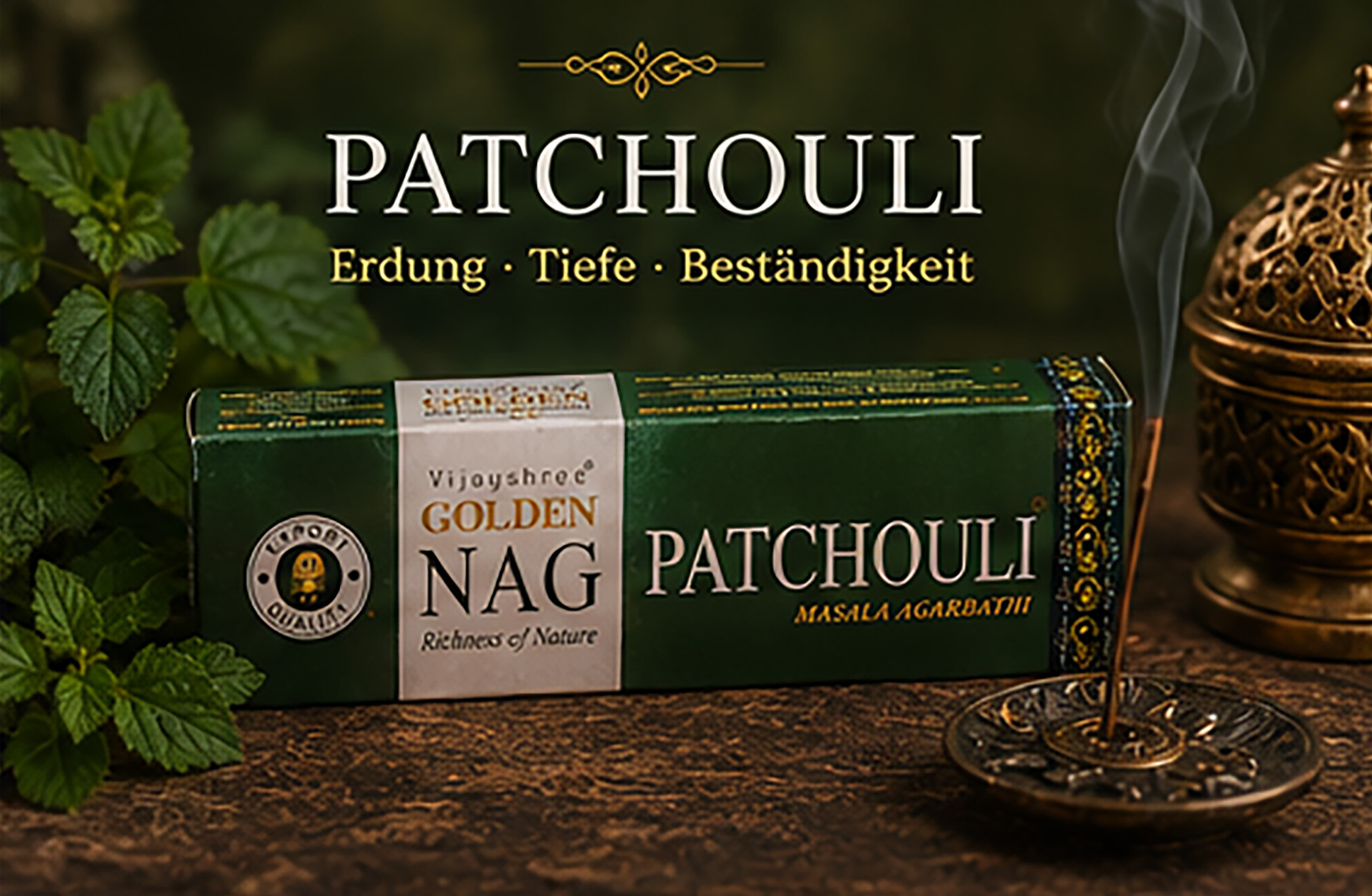 Räucherstäbchen-Golden NAG-Patchouli