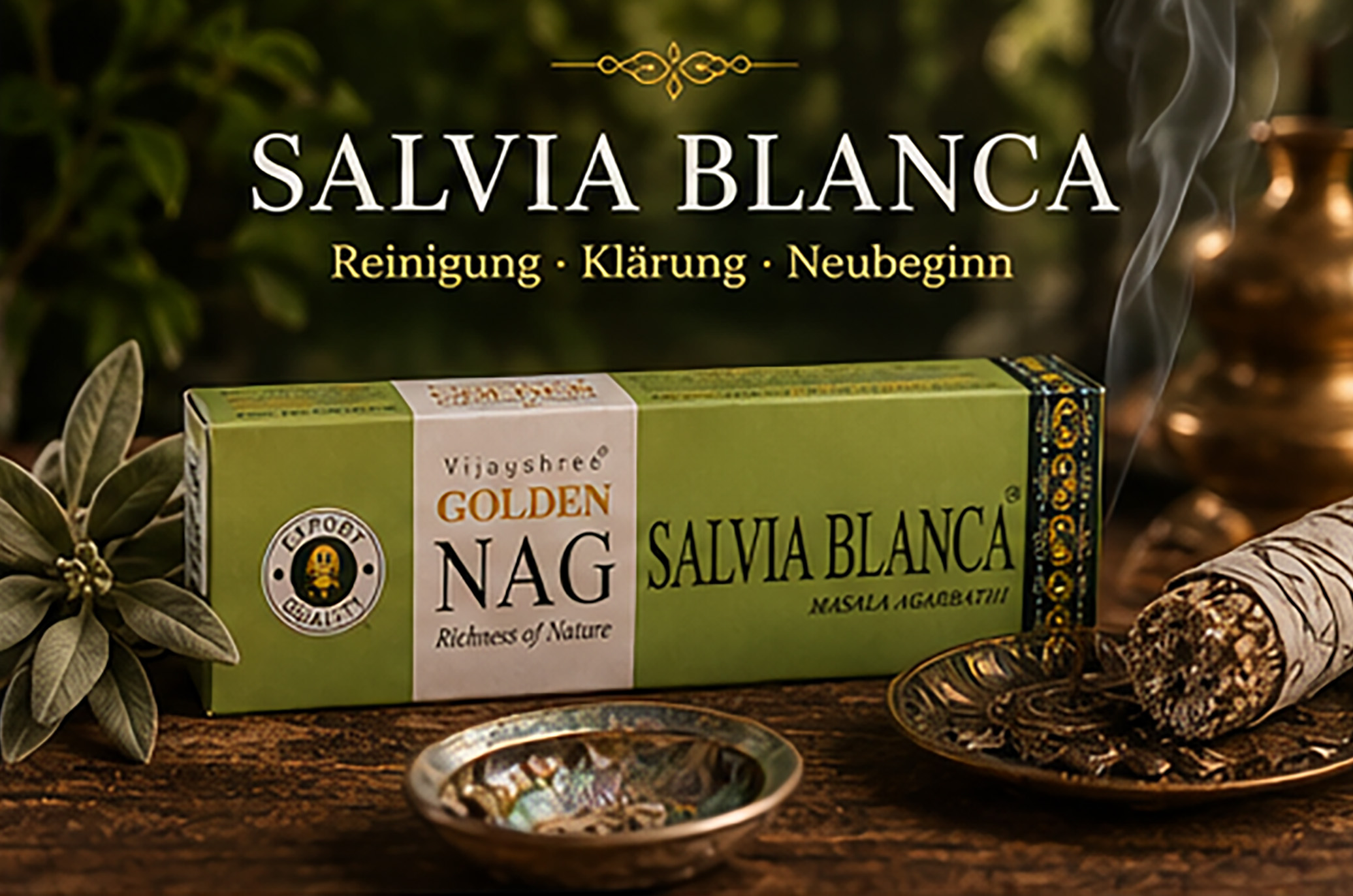 Räucherstäbchen-Golden NAG-Salvia Blanca