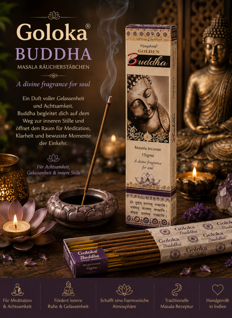 Räucherstäbchen Goloka Buddha