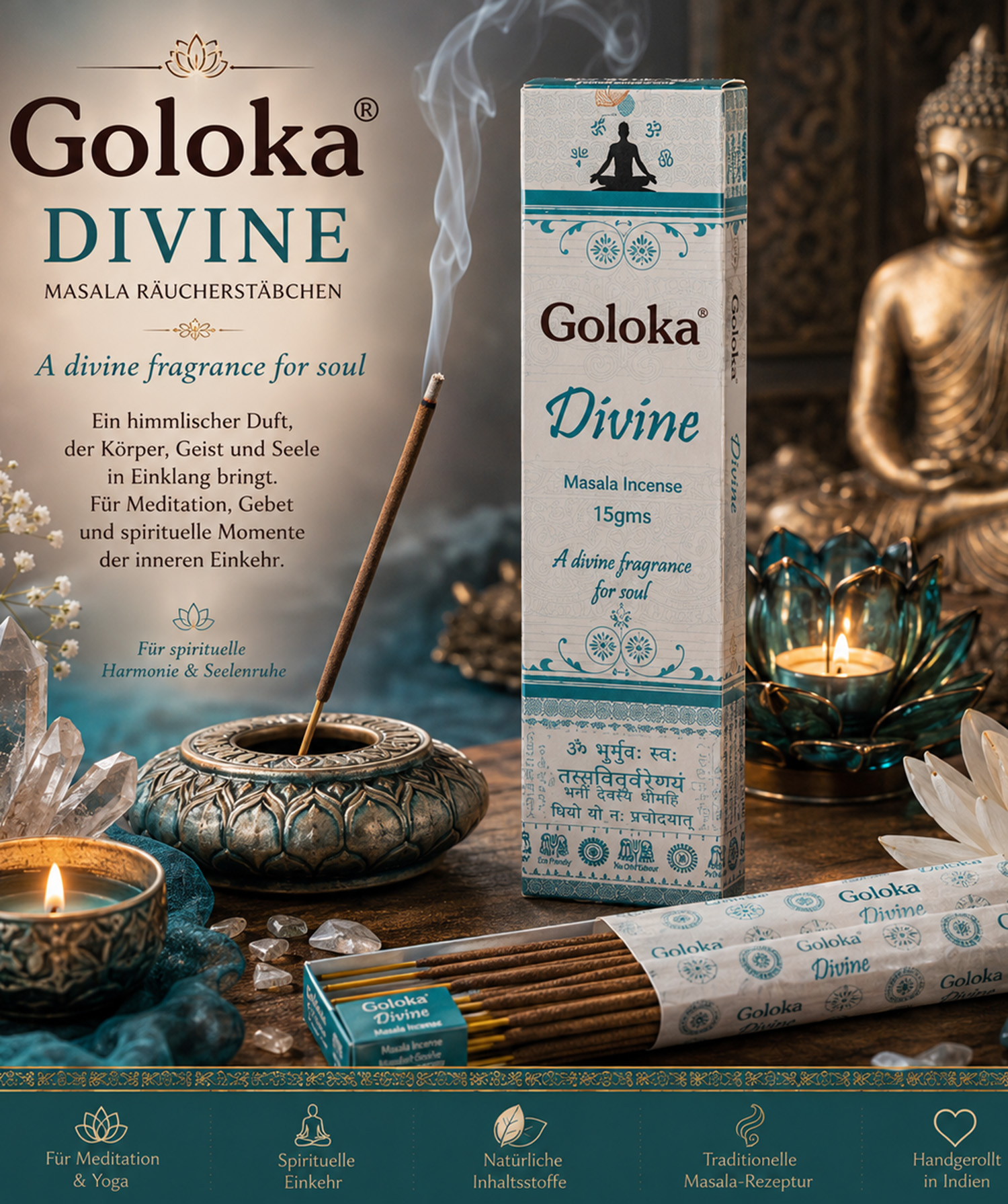 Räucherstäbchen Goloka Divine