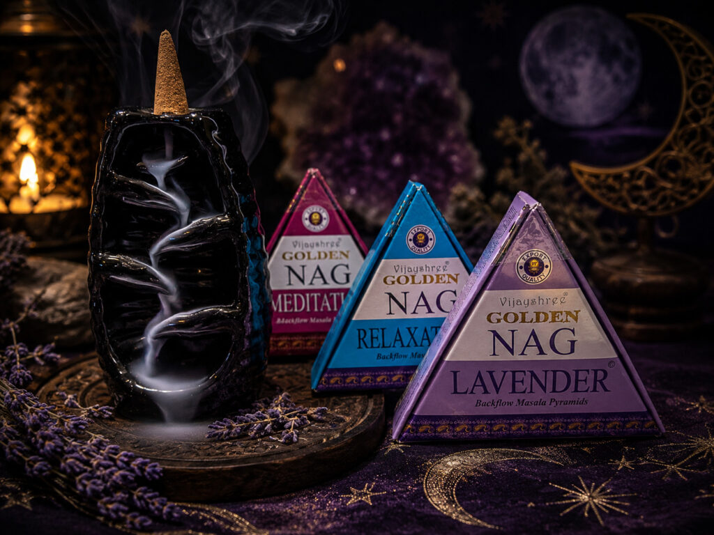 Rückflussräucherkegel SET – Mond & Nacht