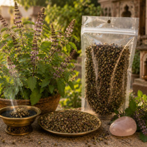 Tulsi – Indischer Basilikum – Schutz · Vertreibt Fremdenergien · Spirituelle Reinheit