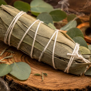 🌿 Räucherbündel – Weißer Salbei & Eukalyptus