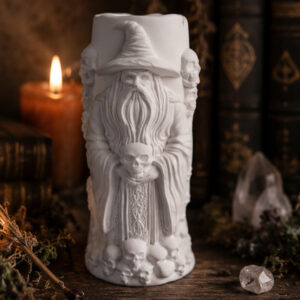 🧙‍♂️ Zauberer – Kerzenständer & Räucherstäbchenhalter | Weisheit · Schutz · Erkenntnis – Bild 1