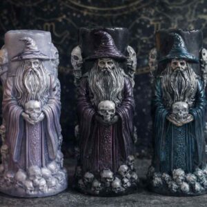 🧙‍♂️ Zauberer – Kerzenständer & Räucherstäbchenhalter | Weisheit · Schutz · Erkenntnis – Bild 3