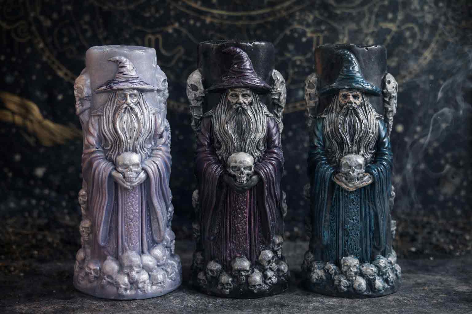 🧙‍♂️ Zauberer – Kerzenständer & Räucherstäbchenhalter | Weisheit · Schutz · Erkenntnis – Bild 3
