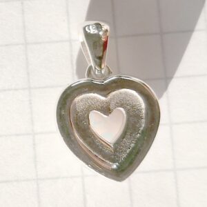 Herzanhänger mit Opal & Zirkonia, 925er Silber | Symbol für Liebe, Licht und Verbundenheit – Bild 6