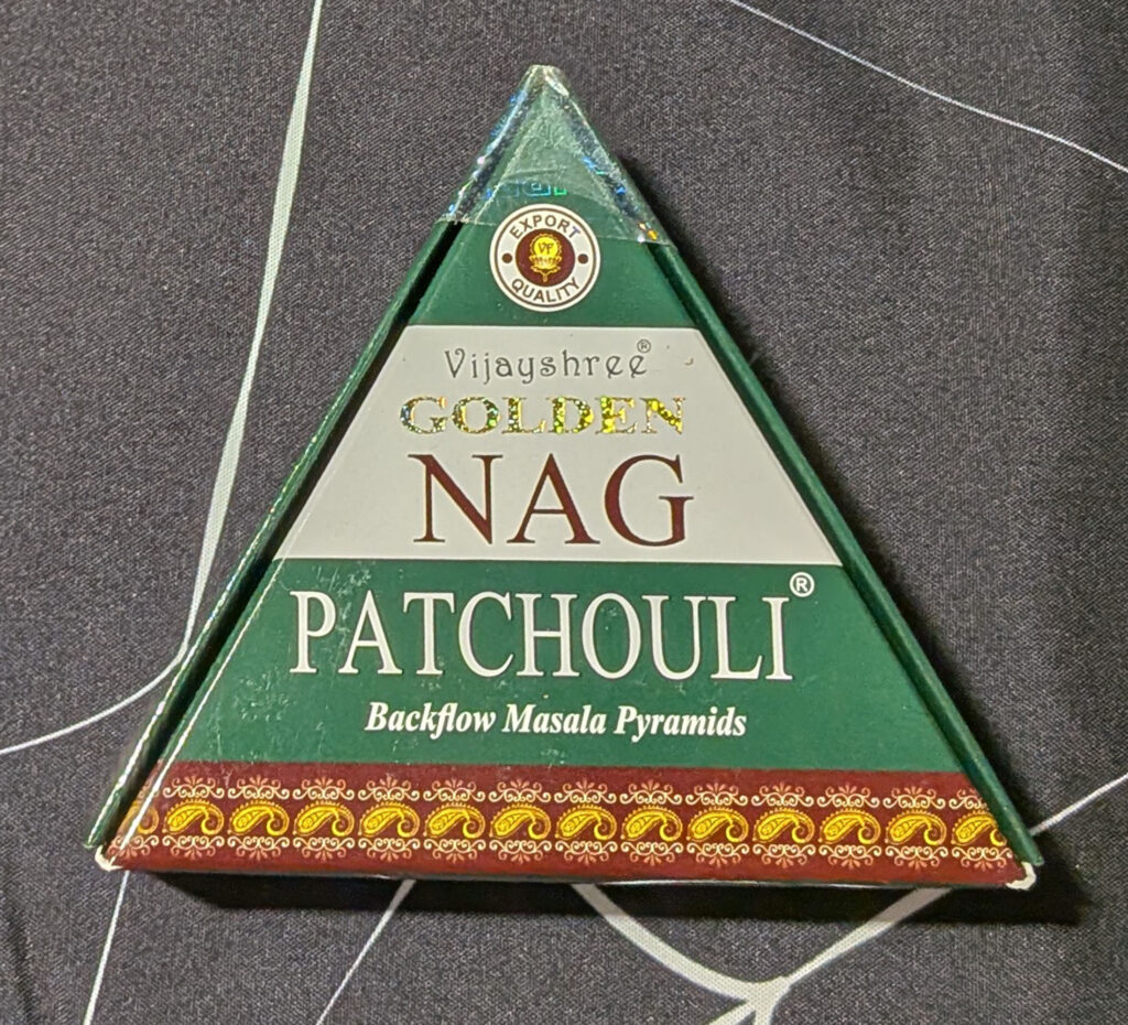 Rückfluss-Räucherkegel-Patchouli – Erdung, Tiefe