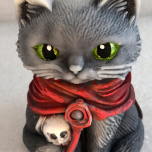 mystische Katze rot