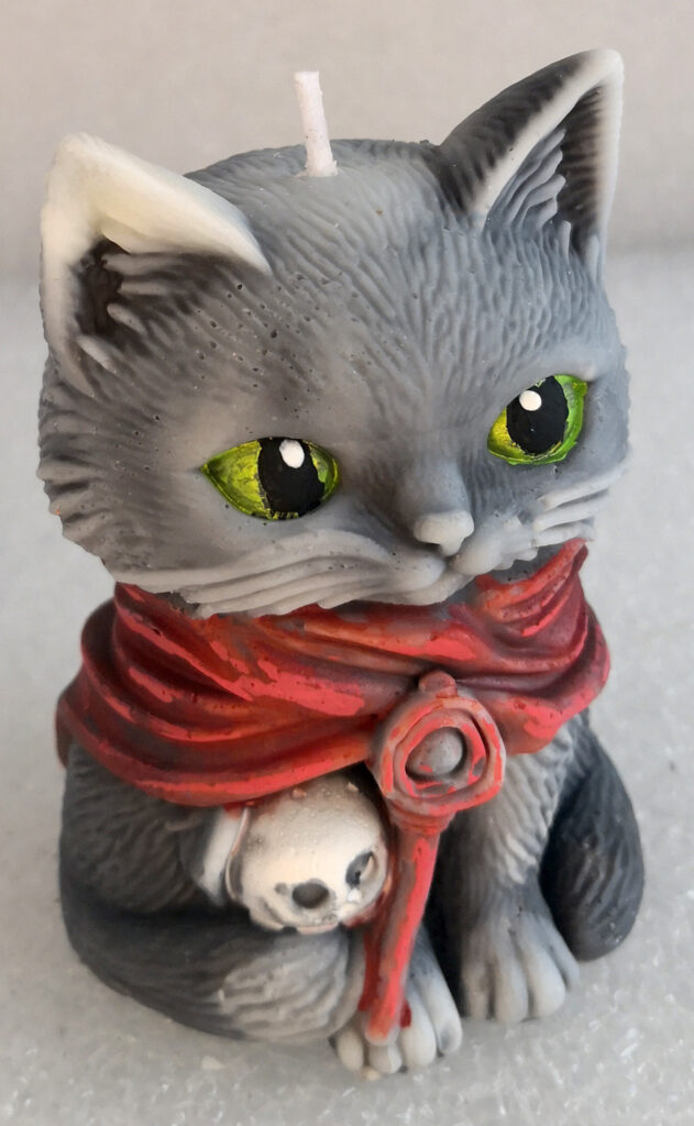 Zauberkatze | Wächterkatze rot