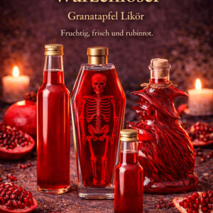 Warzenlöser – Granatapfel-Likör 18 % Vol.