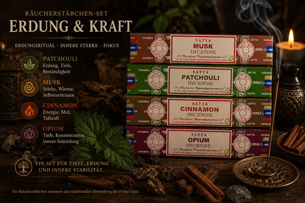 🌳Räucherstäbchen Set „Erdung & Kraft“ 