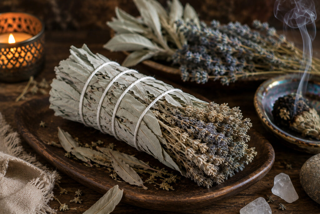🌿 Räucherbündel Weißer Salbei & Blauer Salbei