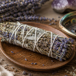 🌿 Räucherbündel – Blauer Salbei & Lavendel