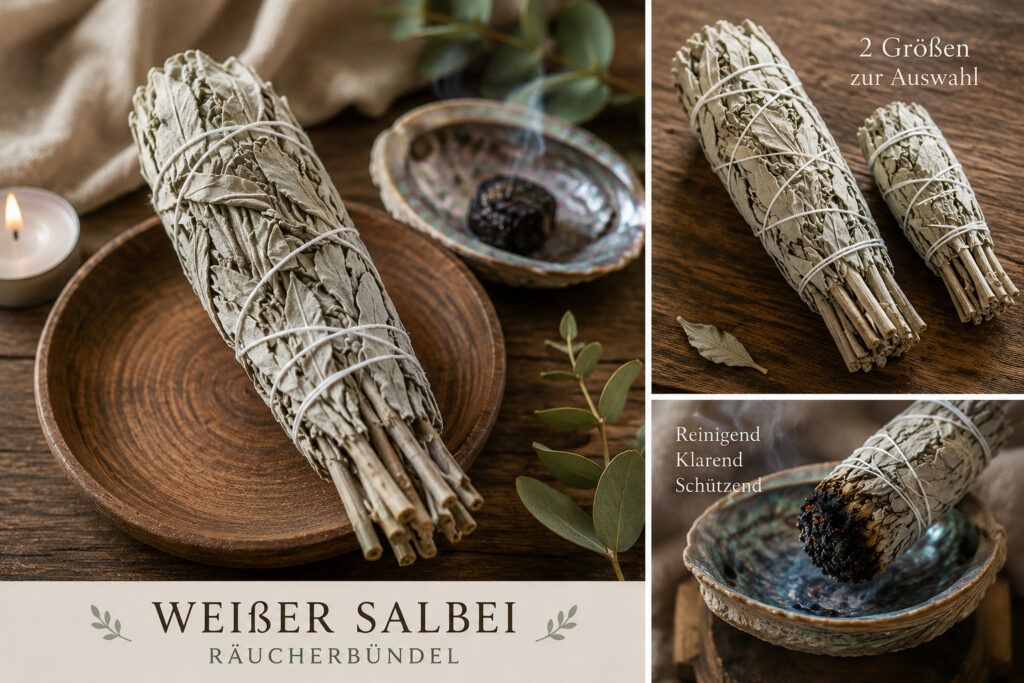 🌿 Räucherbündel – Weißer Salbei