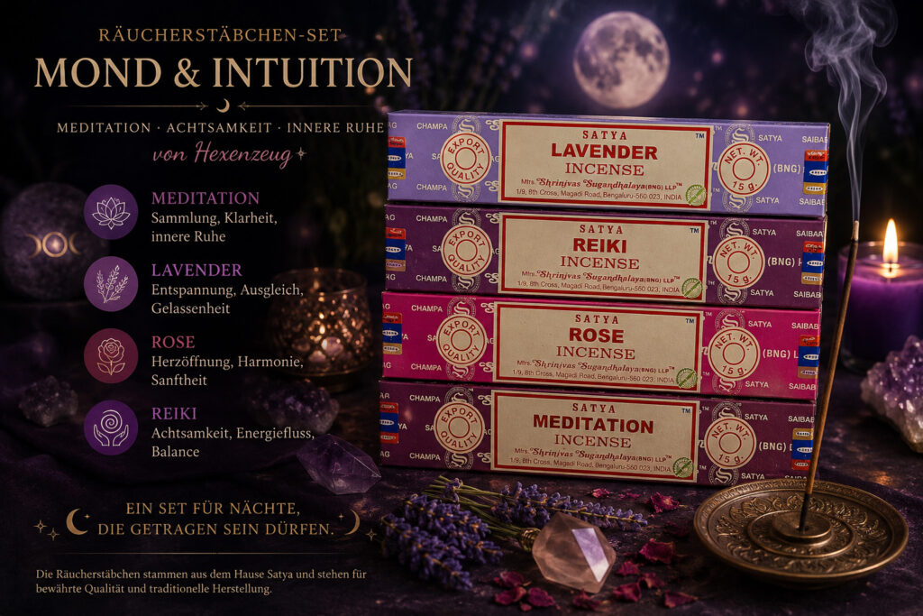 📦Räucherstäbchen-Set „Mond & Intuition“
