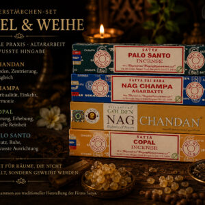 📦Räucherstäbchen-Set „Tempel & Weihe“