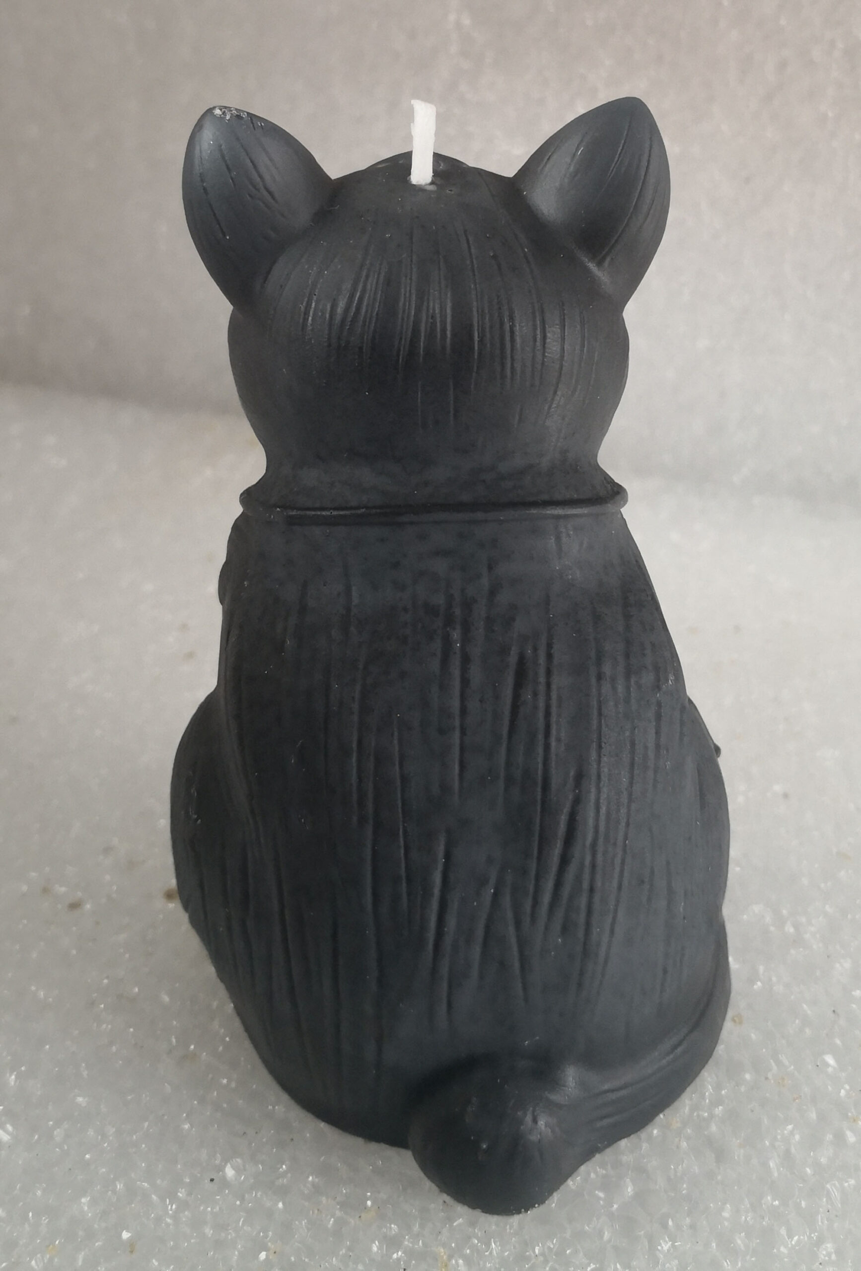 Zauberkatze „Runa“ – Hüterin der alten Zeichen-Katze-mit-Pentagramm