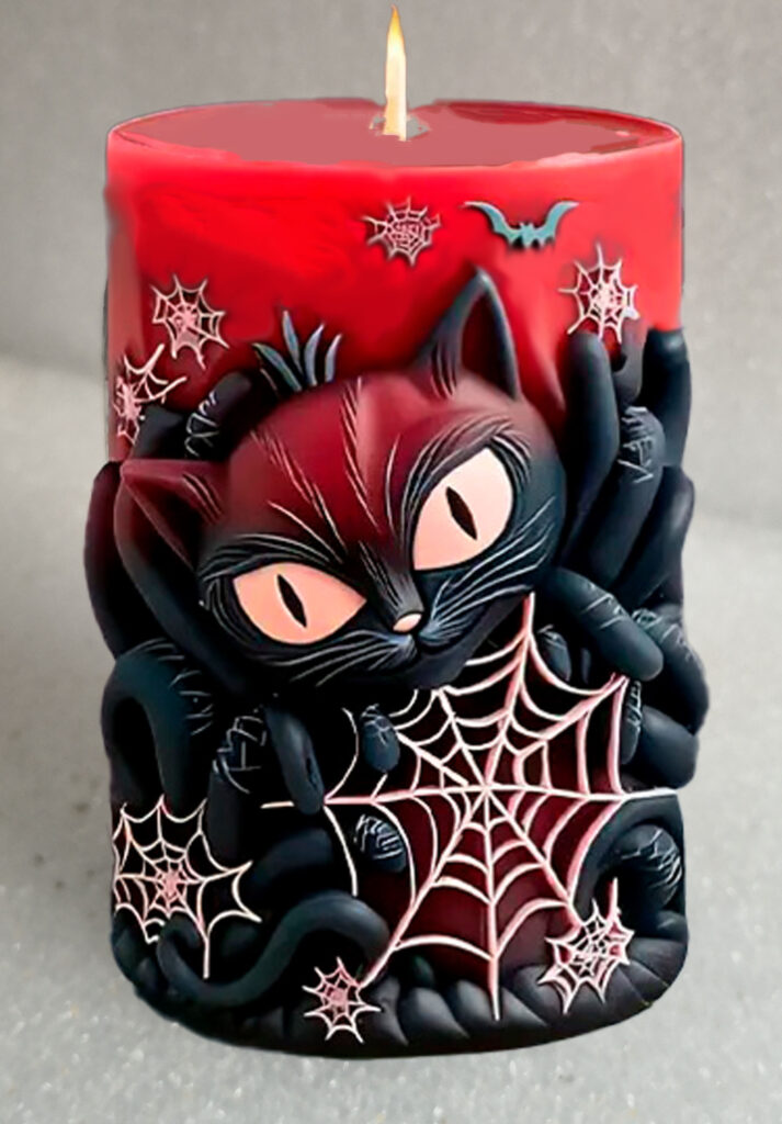 Zauberkatze „Arachna“ – Hüterin der Schicksalsfäden