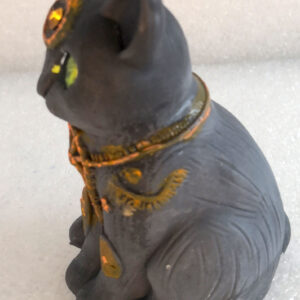 Zauberkatze „Runa“ – Hüterin der alten Zeichen-Katze-mit-Pentagramm