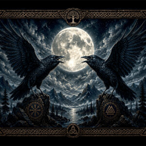 2-Raben-200x150- Hugin-und-Munin