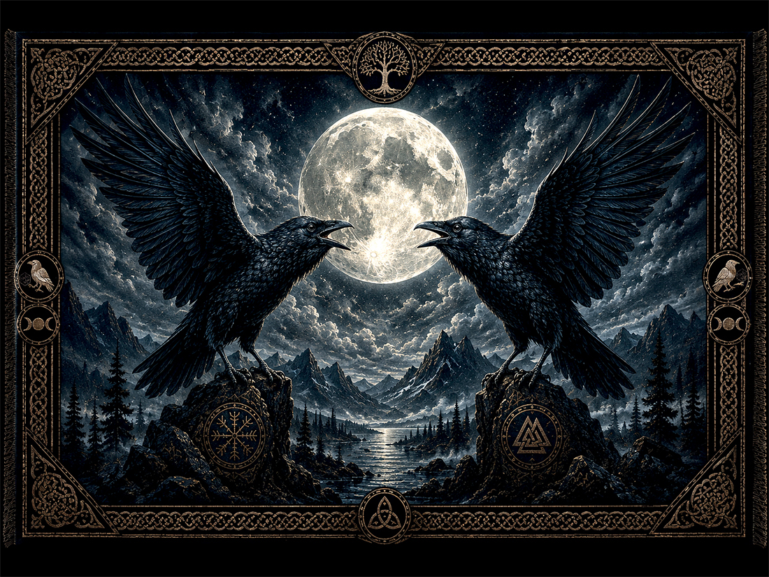 2-Raben-200x150- Hugin-und-Munin
