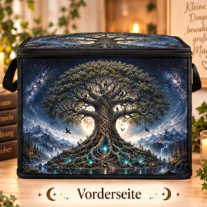 Große Aufbewahrungsbox „Weltenbaum“ 40 × 30 × 30 cm – exklusives Hexenzeug-Design – Bild 5