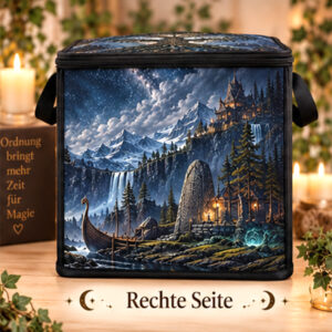Große Aufbewahrungsbox „Weltenbaum“ 40 × 30 × 30 cm – exklusives Hexenzeug-Design – Bild 3