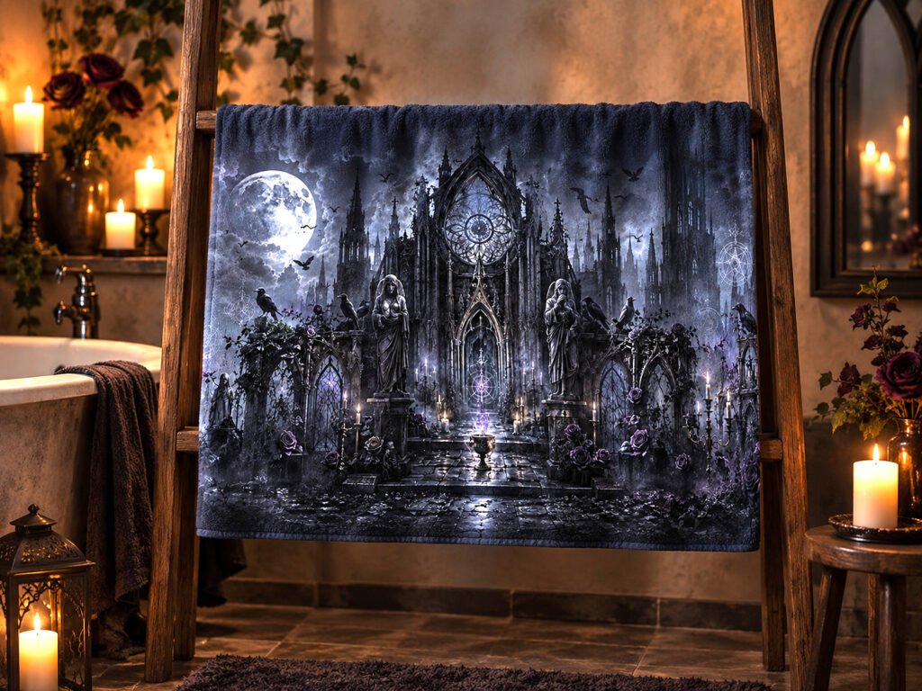 4401-Gothic Badetuch