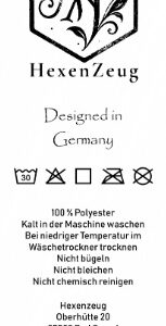 Kuscheldecke 150×200 cm – mit exklusivem Hexenzeug-Motiv – Bild 6