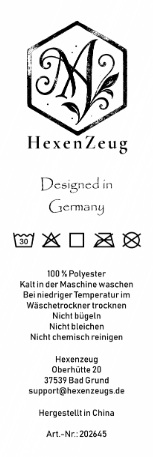 Kuscheldecke 150×200 cm – mit exklusivem Hexenzeug-Motiv