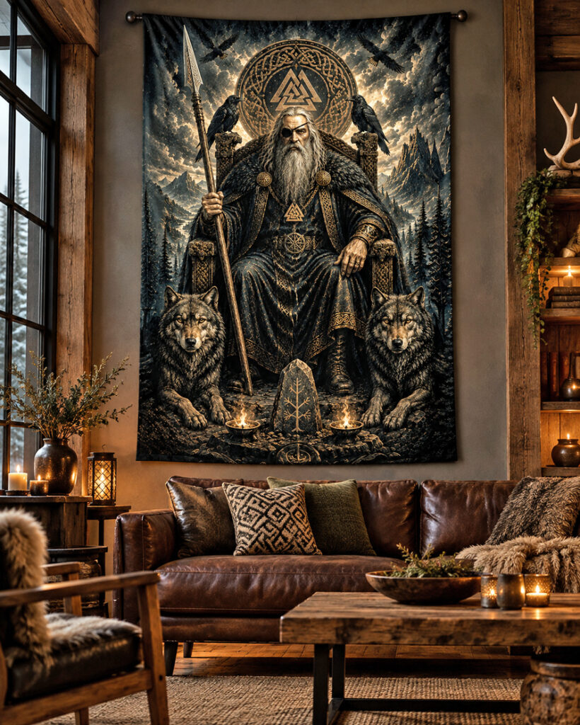 Wandbehang - Odin – Hüter des Wissens