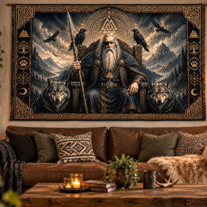 Odin-Allvater Wandbehang