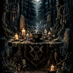 Waldaltar-200x150 Wandbehang