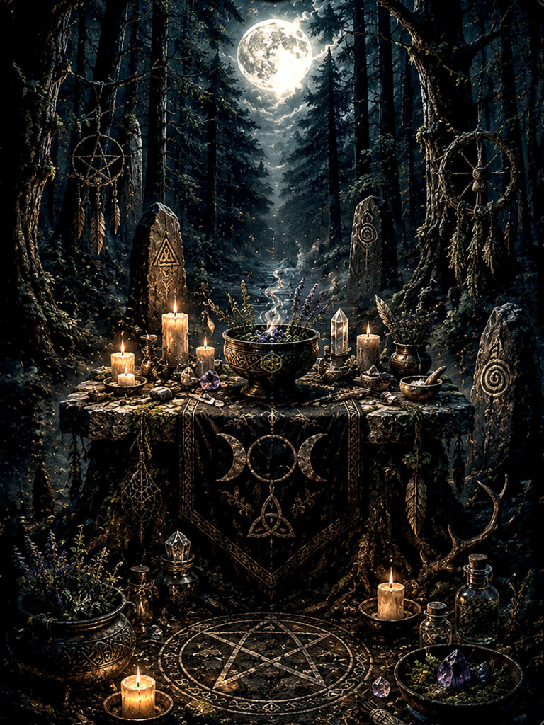 Waldaltar-200x150 Wandbehang