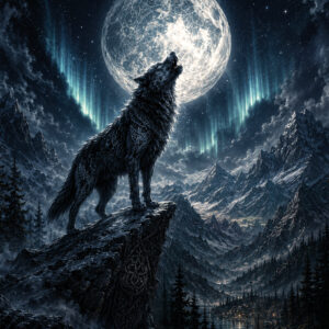 Wolf Kuschel-Decke 150x200