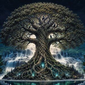Ygdrasil-Kuschel-Decke 150x200
