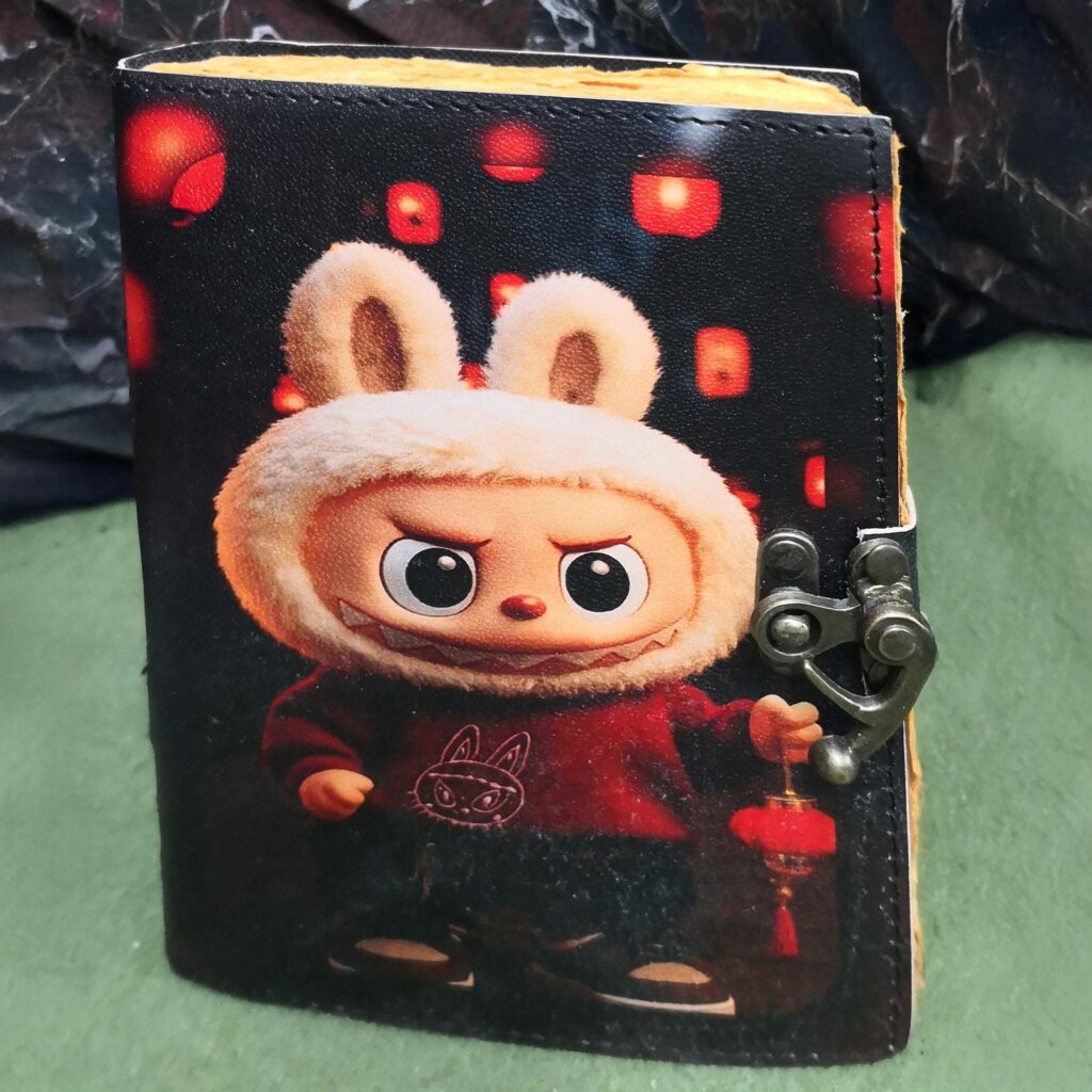 😈Tagebuch/Memorial mit Labubu (Plüschmonster)
